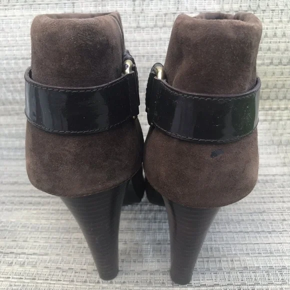 Coach Brown and Black Ankle Boots - Picture 2 of 7